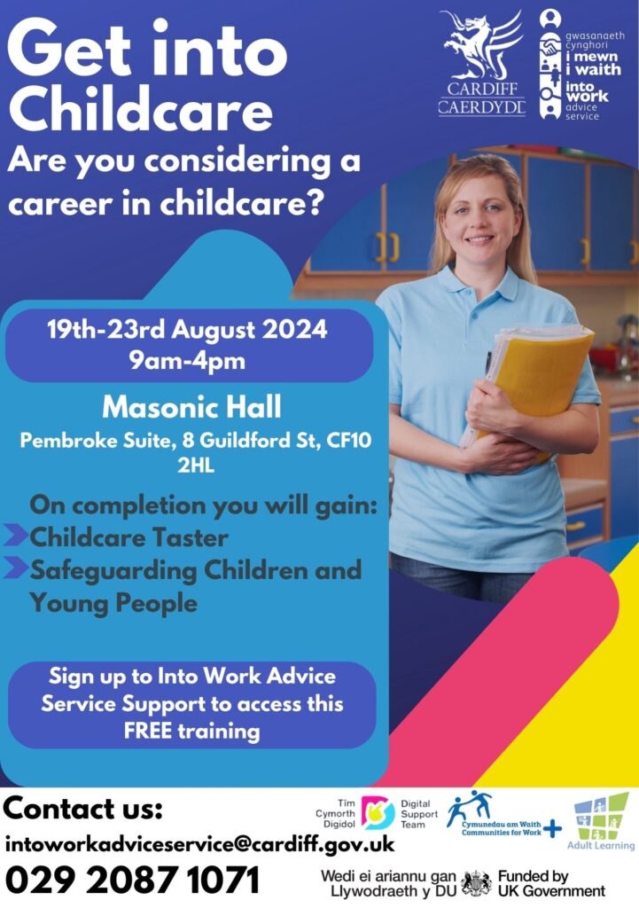 Get Into Childcare poster