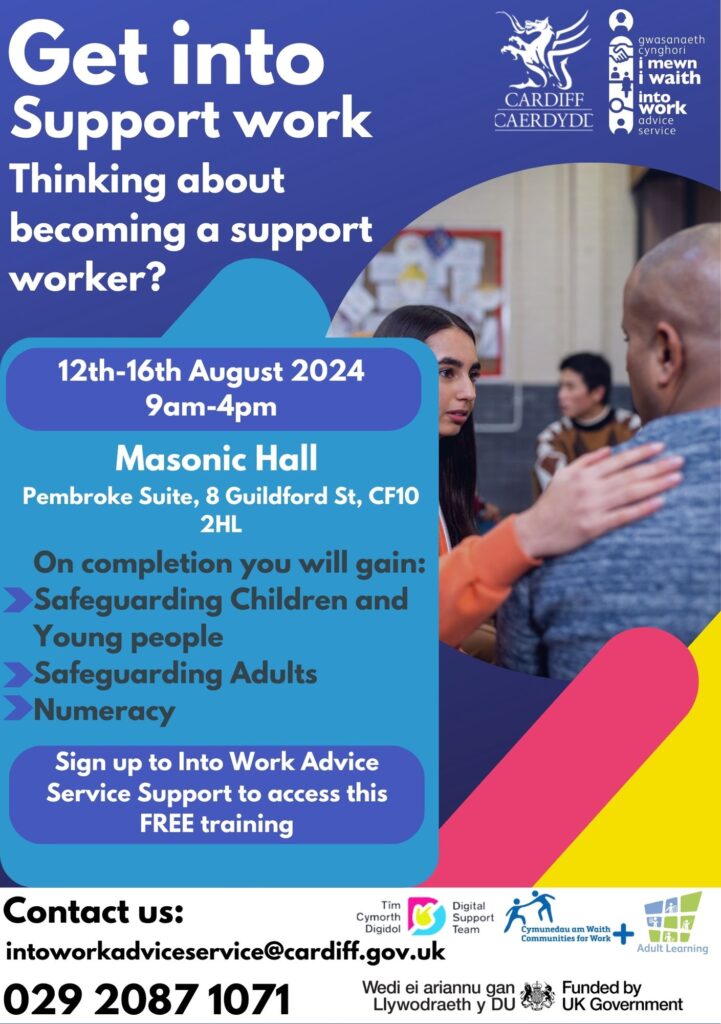 Get Into Support Work poster